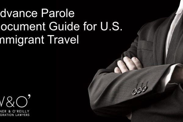 Advance parole document