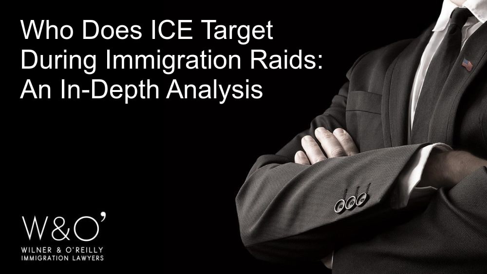 Who does ICE target during immigration raids