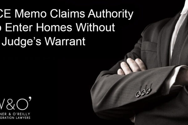 ICE Memo Claims Authority to Enter Homes