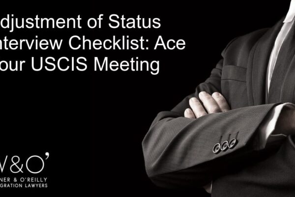 Adjustment of status interview checklist