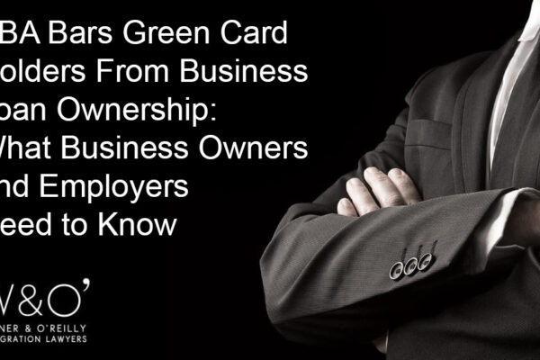 SBA Loan Rules Bar Green Card Holders