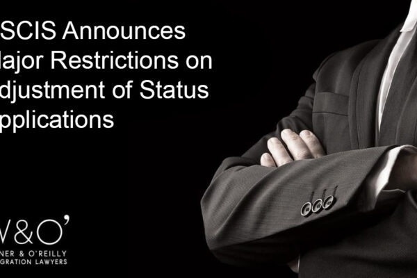 USCIS Announces Major Restrictions on Adjustment of Status Applications
