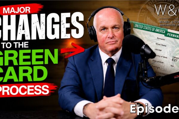 Richard Wilner discusses Adjustment of Status green card process on ImmiGreat Podcast Episode 16