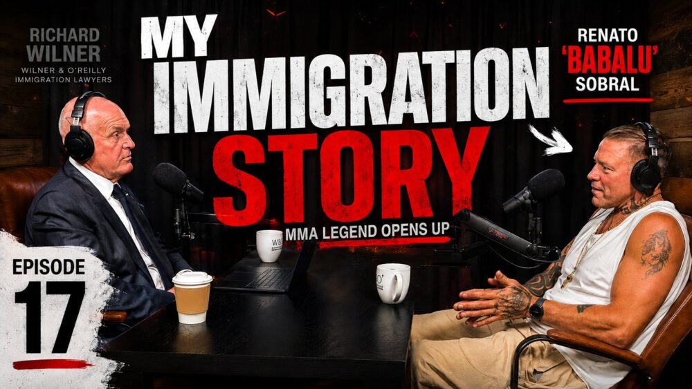 Richard Wilner interviews Renato Babalu Sobral about immigration and U.S. citizenship on ImmiGreat Podcast Episode 17