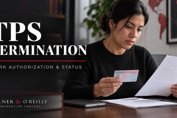 TPS termination, work authorization and immigration status featured graphic