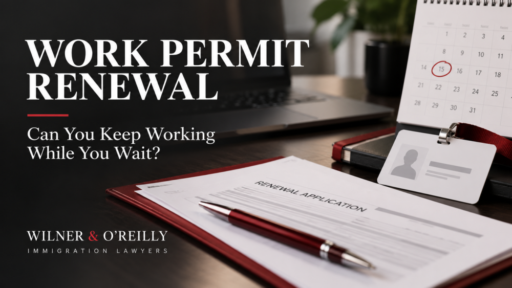 Calendar and renewal paperwork on a work desk illustrating employment authorization renewal planning